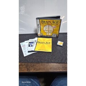 Brain Age: Train Your Brain in Minutes‎ a Day (Nintendo DS, 2006) CIB Complete